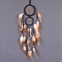 Mode Dreamcatcher, Plast, med Feather & Nylontråd & Akryl, Tassel, fler färger för val, 500-550mm, Säljs av PC