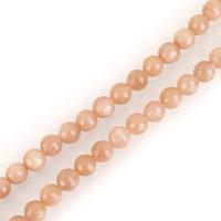 Mjesečev kamen perle, Moonstone, Krug, različite veličine za izbor & faceted, Rupa:Približno 1mm, Prodano Per Približno 15.5 inčni Strand