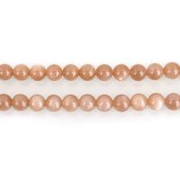 Moonstone Beads, Månesten, Runde, forskellig størrelse for valg, Hole:Ca. 1mm, Solgt Per Ca. 15.5 inch Strand