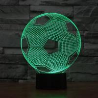 Noc Led światła obok lampy 3D, Plastik ABS, ze Akryl, z interfejsem USB & zmienić kolor automatycznie & różne style do wyboru & różne wzory do wyboru, 170x87x213mm, sprzedane przez Ustaw