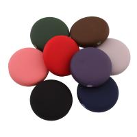 Acrylic Beads Flat Round rubberized mixed colors Approx 2mm Approx Sold By Bag