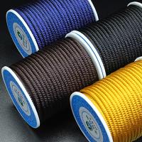 Nylon Koord, met kunststof spoel, meer kleuren voor de keuze, 3.50mm, Ca 17m/spool, Verkocht door spool