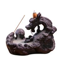 
Backflow Weihrauchbrenner Weihrauchkegel Sticks Holder Home Decor, Porzellan, Drachen, 190x110x155mm, verkauft von PC