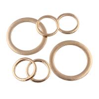 Zinklegering Jump Ringen, Zinc Alloy, Donut, gold plated, verschillende grootte voor keus, lood en cadmium vrij, Verkocht door PC