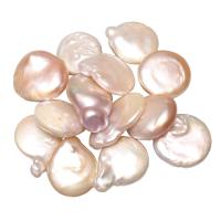 Makeanveden viljeltyjä tumallisissa Helmiäishelmet, Viljellyt makeanveden tumallisissa Pearl, luonnollinen, no reikä, enemmän värejä valinta, 15-16mm, Myymät PC