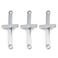 Cruach dhosmálta nascóirí, Cross, 1/1 lúb, dath bunaidh, 16x42mm, Poll:Thart 2.5mm, 10ríomhairí pearsanta/Mála, Díolta De réir Mála