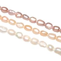 Cultured Rice Freshwater Pearl Beads natural 5-6mm Approx 0.8mm Sold Per Approx 15 Inch Strand