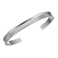 Bracelet en acier inoxydable, pour femme, couleur originale, 6mm, Diamètre intérieur:Environ 59mm, Vendu par PC