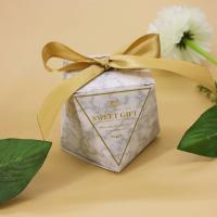 Paper Wedding Candy Box with Satin Ribbon & hollow Sold By Lot