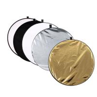 Fotografie Studio Fotocamera Verlichting Reflectoren, Nylon, met Rubber, plated, Samenvouwbare, 800mm, Verkocht door PC