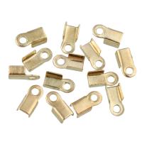 Iron Koord Tips, Ijzer, gold plated, verschillende grootte voor keus, lood en cadmium vrij, 10000pC's/Bag, Verkocht door Bag