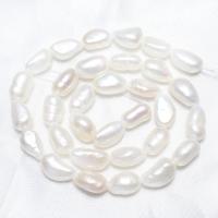 Barok ferskvandskulturperle Beads, Ferskvandsperle, naturlig, hvid, 7-8mm, Hole:Ca. 0.8mm, Solgt Per Ca. 15 inch Strand