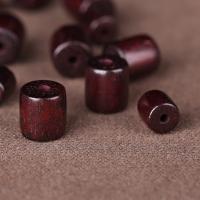 bois de santal rouge goutte, tambour, normes différentes pour le choix, Trou:Environ 2mm, 100PC/lot, Vendu par lot