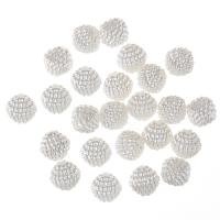 Grânulos de plástico ABS, Pérolas de plástico ABS, branco, 10mm, Buraco:Aprox 1mm, 100PCs/Bag, vendido por Bag