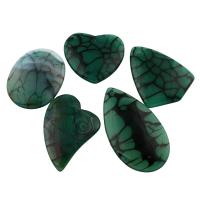 Gemstone Hängen Smycken, Ädelsten, blandad, 37x52x6mm-36x64x8mm, Hål:Ca 1mm, 5PC/Bag, Säljs av Bag