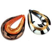 المعلقات Lampwork موضة, امبورك, دمعة, المزيد من الألوان للاختيار, 40x53x11mm, 10أجهزة الكمبيوتر/الكثير, تباع بواسطة الكثير