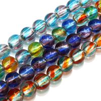 Handgemaakte Lampwork Beads, Ronde, meer kleuren voor de keuze, 13mm, Gat:Ca 2mm, Ca 30pC's/Strand, Per verkocht Ca 11 inch Strand