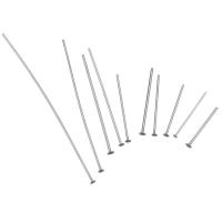 الفولاذ المقاوم للصدأ Headpins, حجم مختلفة للاختيار, اللون الأصلي, 1000أجهزة الكمبيوتر/حقيبة, تباع بواسطة حقيبة