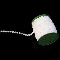 ABS Plastic Pearl Bead Garland Strand white 10mm Approx Sold By Spool