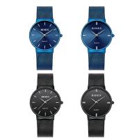 مجموعة BIDEN® Watch, الفولاذ المقاوم للصدأ, مع زجاج & سبائك الزنك, مطلي, مقاومة للماء الحياة & للجنسين & أنماط مختلفة للاختيار & للزوجين, تباع بواسطة PC