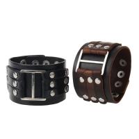 Kuhhaut Armband, mit Zinklegierung, silberfarben plattiert, nachhaltiges & unisex, keine, 50mm, Länge ca. 9 ZollInch, verkauft von PC