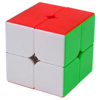 Magiske Rubik hastighed puslespil terninger legetøj, Plastic, Cube, flerfarvede, 50x50x50mm, Solgt af PC