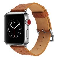 Sledovat kapely, Kůže, pro Apple Watch, oranžový, 42mm, Prodáno za Cca 7 inch Strand