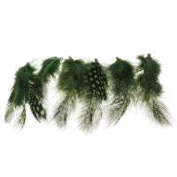 Kyckling Feather Hänge, med zinklegering borgen, platina pläterad, för kvinna, nickel, bly och kadmium gratis, 44-62x82-87x5mm, Hål:Ca 2mm, 100Pairs/Lot, Säljs av Lot