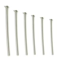 Rozsdamentes acél headpins, Stainless Steel, különböző méretű a választás, az eredeti szín, 10000PC-k/Bag, Által értékesített Bag