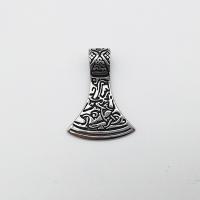 Rozsdamentes acél Ékszerek Medálok, Stainless Steel, Axe, galvanizált, egynemű & megfeketedik, több színt a választás, 29.5x40.1mm, Által értékesített PC