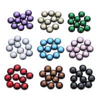 WeiseharzCabochons, Harz, flache Runde, flache Rückseite, keine, 12mm, 30PCs/Tasche, verkauft von Tasche