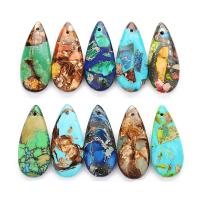 Natural Imperial Jasper Pendants Impression Jasper Teardrop Approx 1.5mm Sold By Lot