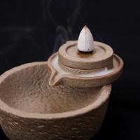 Porcelain Backflow Incense Burner, Poircealláin, 110x50mm, Díolta De réir PC