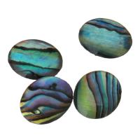 Havsöra Cabochon, Flat Oval, epoxi klistermärke, 10x12x2mm, 10PC/Lot, Säljs av Lot