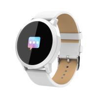 Smart Watch Fón, Leathar, le dhiailiú cóimhiotal since & Gloine, dath airgid plated, uiscedhíonach, dathanna níos mó le haghaidh rogha, 39x10.1mm, Fad Thart 8.7 Inse, Díolta De réir PC