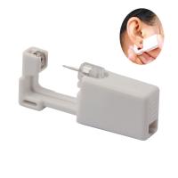 Plastique Outil perçant, avec Acier titane, Placage, boucles d’oreilles de goujon de distribution & unisexe & styles différents pour le choix, 57x23mm, Vendu par PC