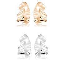 Zinc Alloy Stud Earring stainless steel post pin plated for woman lead & cadmium free Sold By Pair