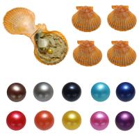 Akoya Cultured Sea Pearl Oesterkralen, Akoya Gekweekte parels, Aardappel, gemengde kleuren, 7-8mm, 10pC's/Bag, Verkocht door Bag