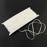 Corda in Nylon, beige, 3x1.5mm, 10PC/lotto, Appross. 30m/PC, Venduto da lotto