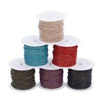 Messing Curb Chain, geschilderd, meer kleuren voor de keuze, nikkel, lood en cadmium vrij, 1.5mm, Ca 10yards/spool, Verkocht door spool