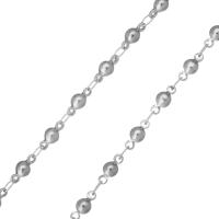 سلسلة الفولاذ المقاوم للصدأ قلادة, مع 1Inch سلسلة الموسع, للمرأة, اللون الأصلي, 8x3.5mm, 4x2mm, طول تقريبا 20 بوصة, 10جدائل/الكثير, تباع بواسطة الكثير