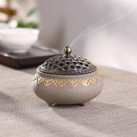 Porcelain Incense Burner handmade mesh & Imitation Antique Sold By PC