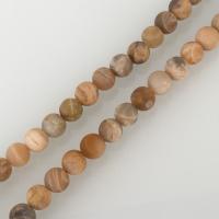 Natuurlijke maansteen kralen, Ronde, verschillende grootte voor keus & frosted, Gat:Ca 1mm, Per verkocht Ca 15 inch Strand