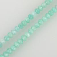 アマゾナイトビーズ, Amazonite, ドラム形, 切り面, 2x3x3mm, 穴:約 1mm, 約 86パソコン/ストランド, で販売される 約 15.5 インチ ストランド