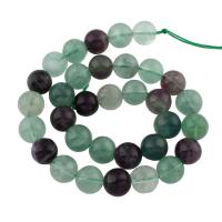 Fluorite colorée goutte, Rond, naturel, normes différentes pour le choix, Trou:Environ 1mm, Vendu par Environ 15 pouce brin