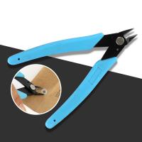 Ferronickel Side Cutter, met ABS Plastic, Draagbare & Duurzame & anti-slippen, blauw, 125mm, Verkocht door PC