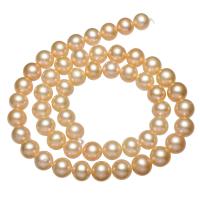 Brambor pěstované sladkovodní perle, Sladkovodní Pearl, přírodní, nachový, 7-8mm, Otvor:Cca 0.8mm, Prodáno za Cca 15 inch Strand