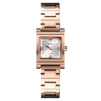 Reloj para mujer SKmei®, acero inoxidable, con dial de aleación de cinc & Vidrio, chapado, 30M resistente al agua, más colores para la opción, 21x30x8mm, 14mm, longitud aproximado 7.8 Inch, Vendido por UD