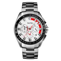 Reloj unisex de la joyería de SKmei®, acero inoxidable, con dial de aleación de cinc & Vidrio, chapado, 30M resistente al agua & unisexo, más colores para la opción, 46x50x14mm, 22mm, longitud aproximado 9 Inch, Vendido por UD