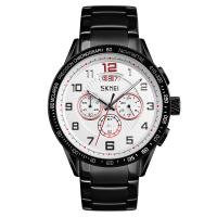 Montre à bijoux pour homme SKmei®, acier inoxydable, avec cadran en alliage de zinc & verre, Placage, 30M étanche, plus de couleurs à choisir, 48x57x15mm, 22mm, Longueur Environ 9 pouce, Vendu par PC